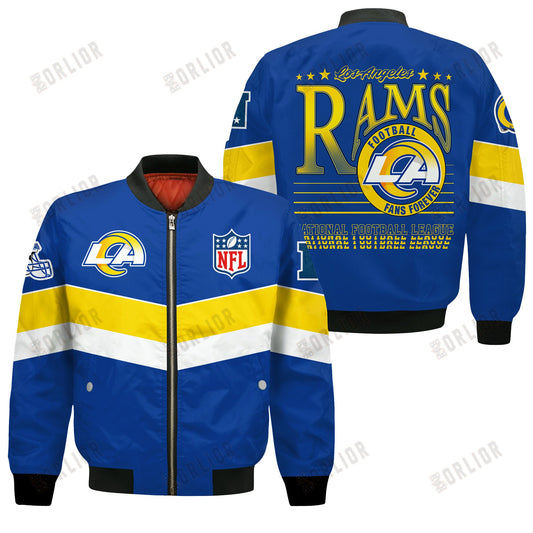 Los Angeles Rams Football Team 2024 - 25 Unstoppable Bomber Jacket
