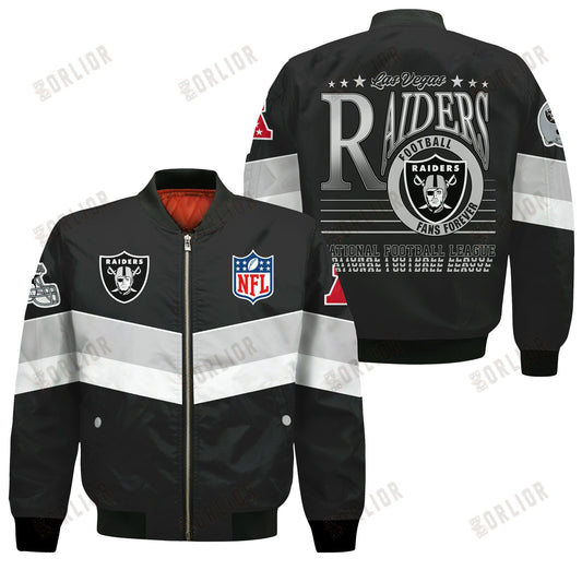 Las Vegas Raiders Football Team 2024 - 25 Unstoppable Bomber Jacket