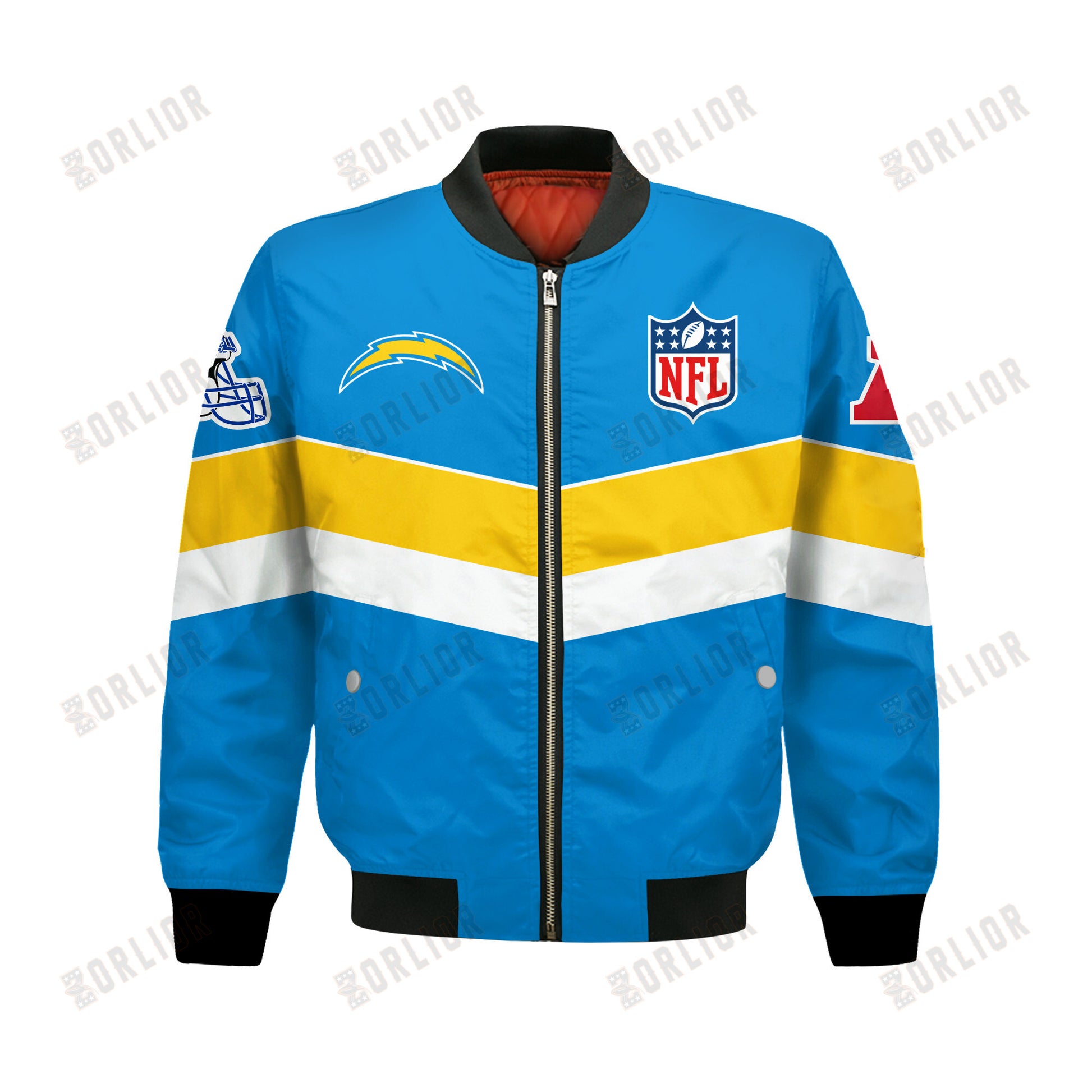Los Angeles Chargers Football Team 2024 - 25 Unstoppable Bomber Jacket