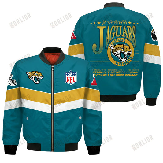 Jacksonville Jaguars Football Team 2024 - 25 Unstoppable Bomber Jacket