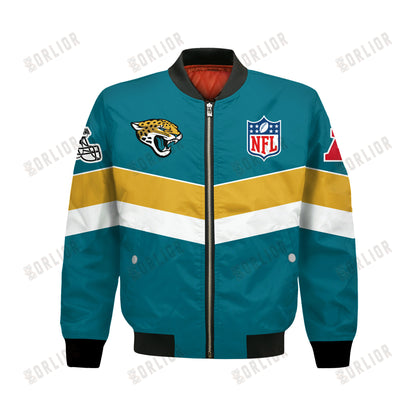Jacksonville Jaguars Football Team 2024 - 25 Unstoppable Bomber Jacket