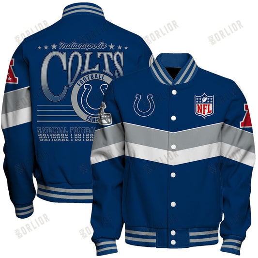 Indianapolis Colts Football Team 2024 - 25 Unstoppable Unisex Varsity Jacket