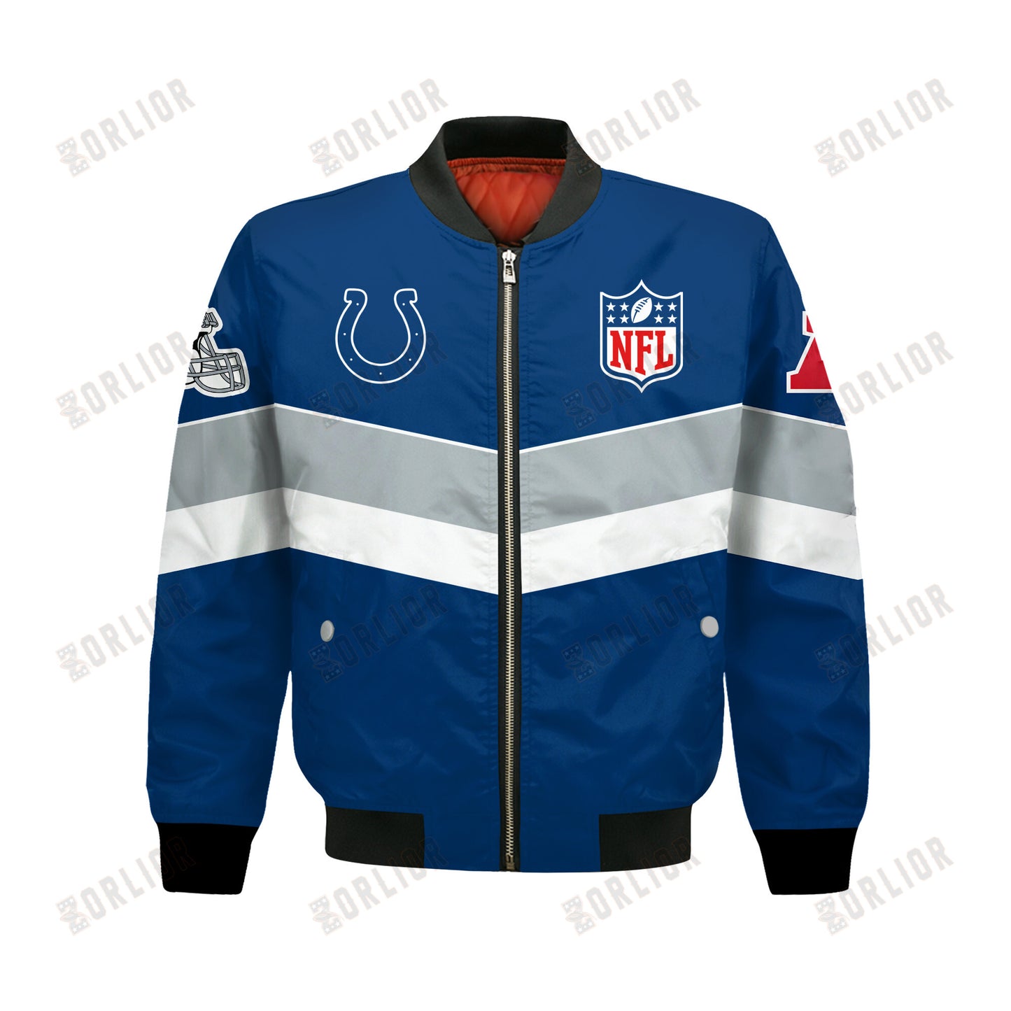 Indianapolis Colts Football Team 2024 - 25 Unstoppable Bomber Jacket