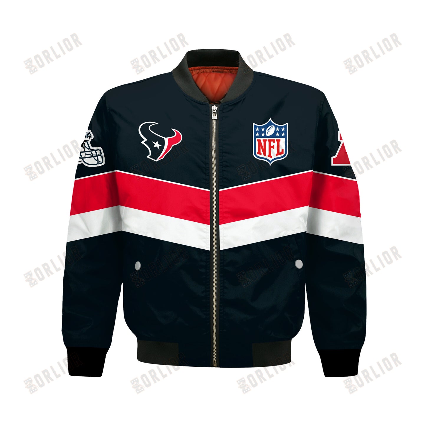 Houston Texans Football Team 2024 - 25 Unstoppable Bomber Jacket