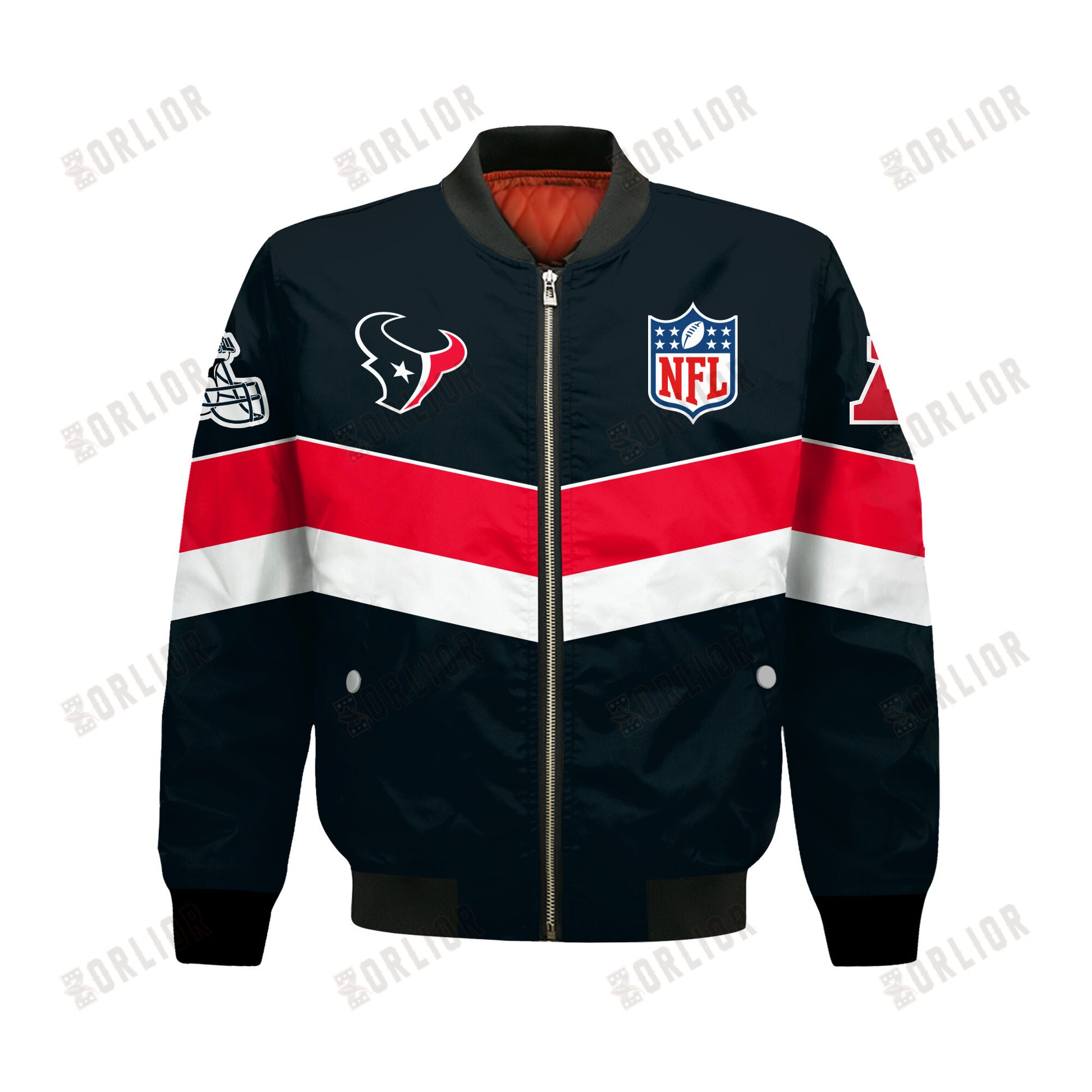 Houston Texans Football Team 2024 - 25 Unstoppable Bomber Jacket