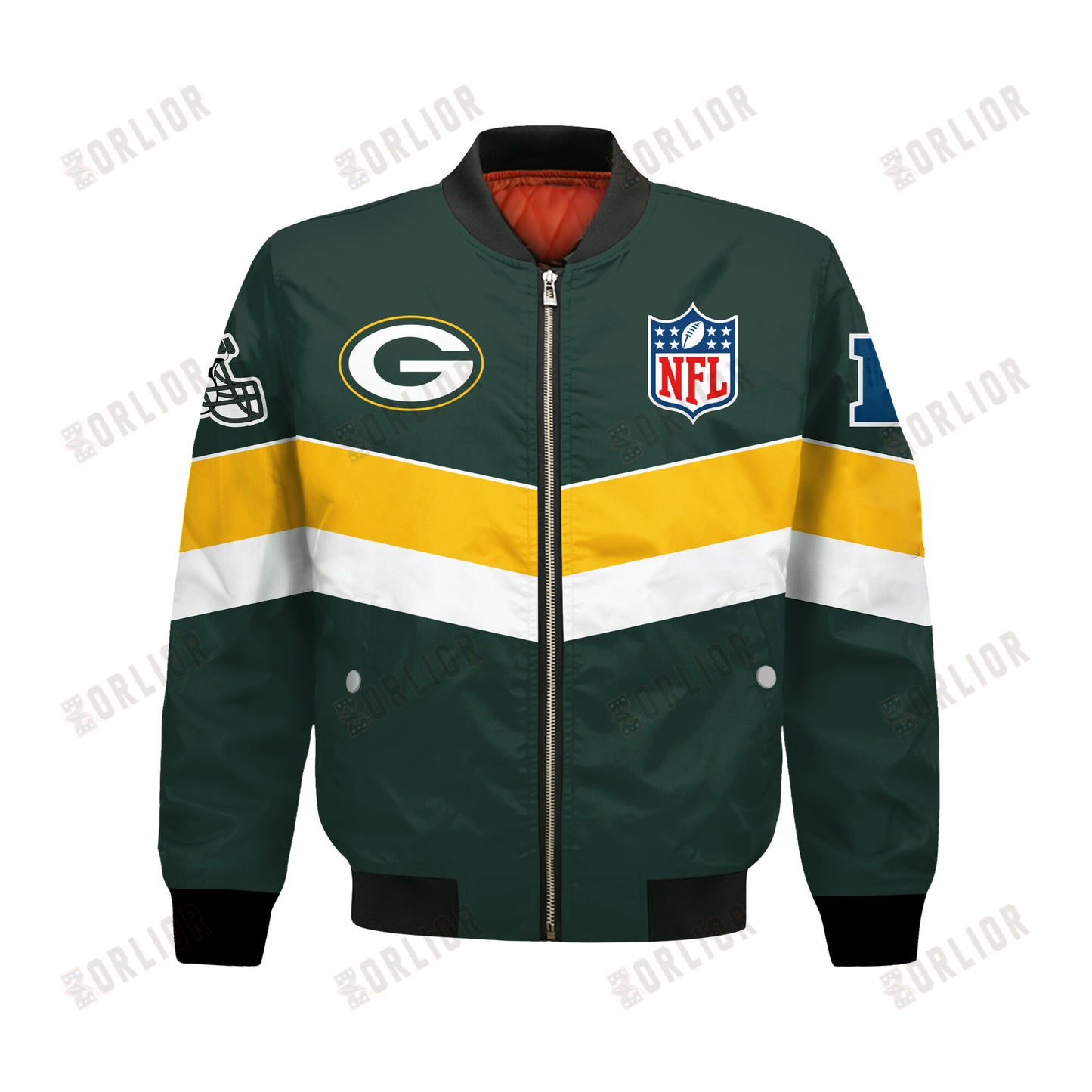 Green Bay Packers Football Team 2024 - 25 Unstoppable Bomber Jacket
