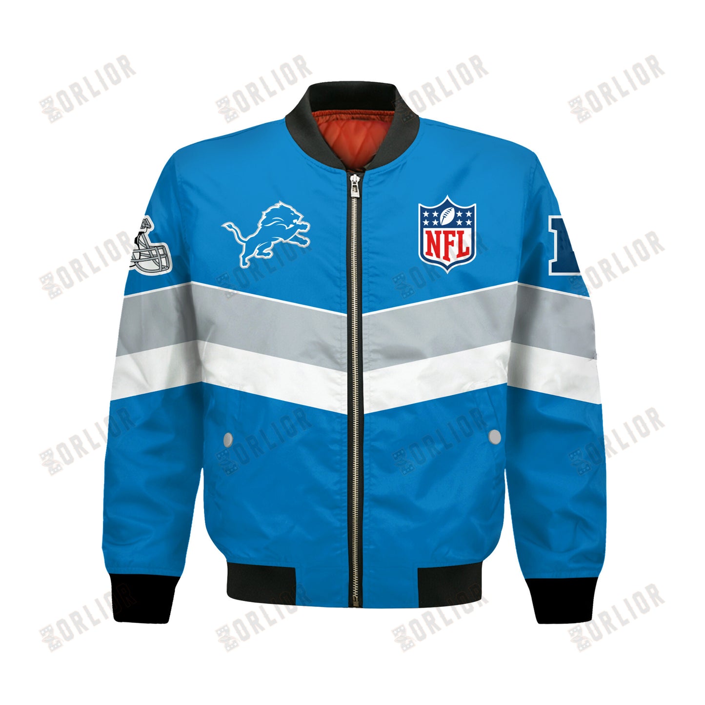 Detroit Lions Football Team 2024 - 25 Unstoppable Bomber Jacket