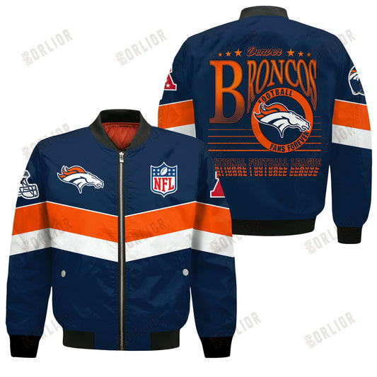 Denver Broncos Football Team 2024 - 25 Unstoppable Bomber Jacket