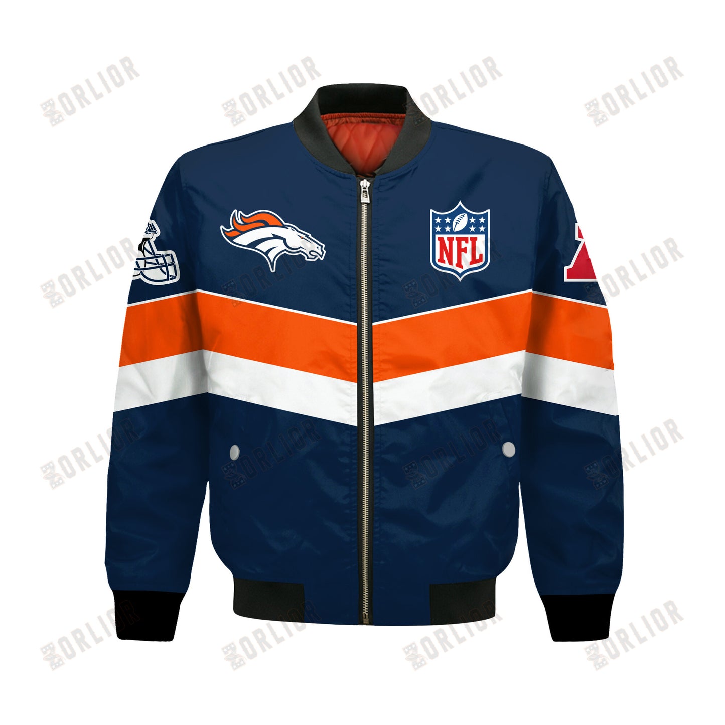Denver Broncos Football Team 2024 - 25 Unstoppable Bomber Jacket