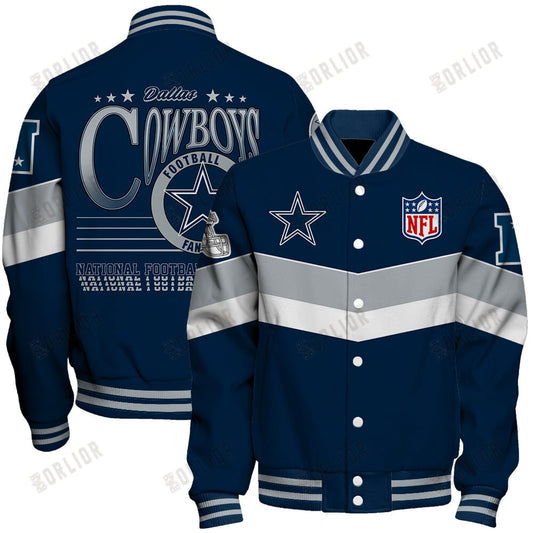 Dallas Cowboys Football Team 2024 - 25 Unstoppable Unisex Varsity Jacket