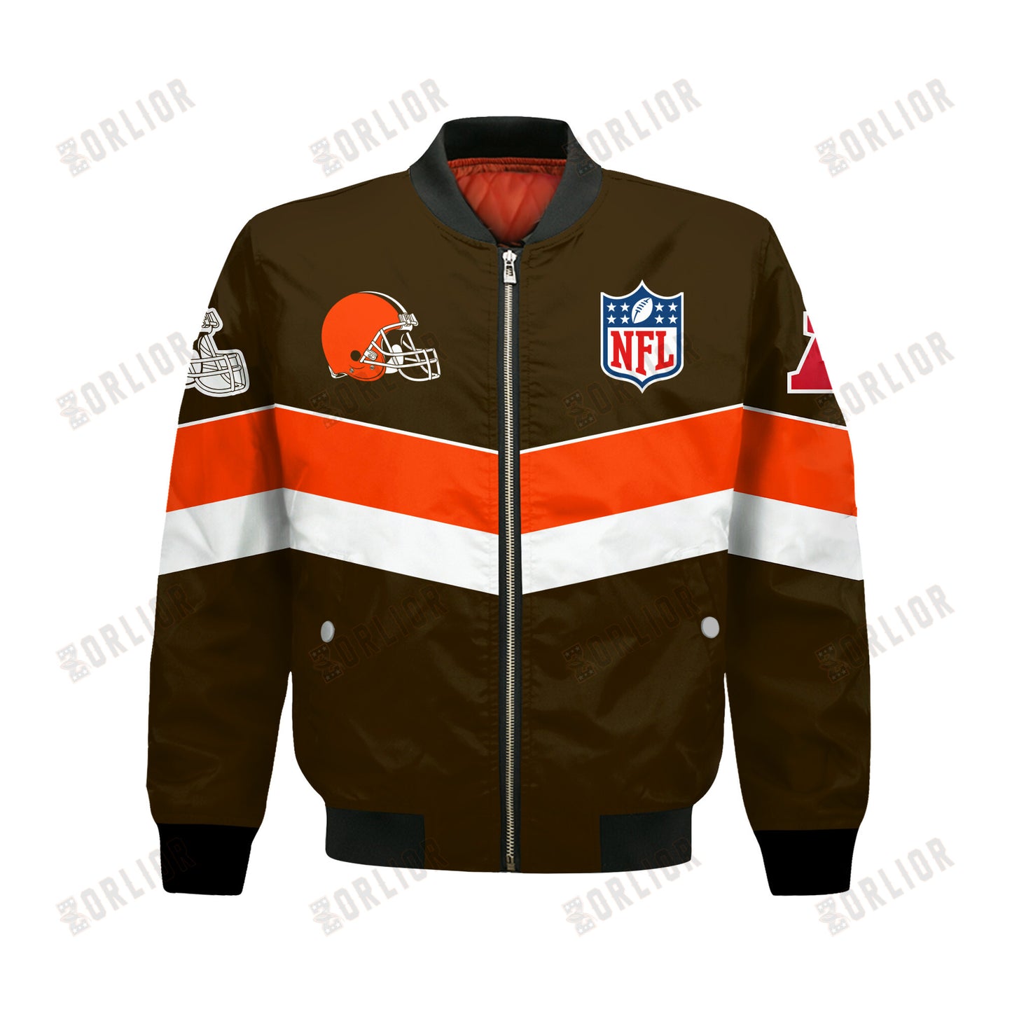 Cleveland Browns Football Team 2024 - 25 Unstoppable Bomber Jacket
