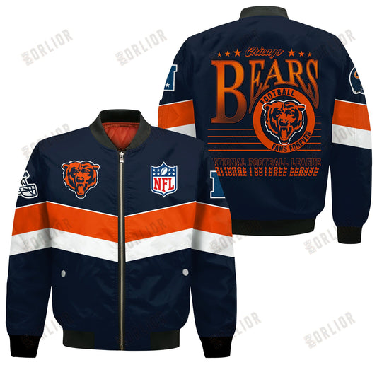 Chicago Bears Football Team 2024 - 25 Unstoppable Bomber Jacket