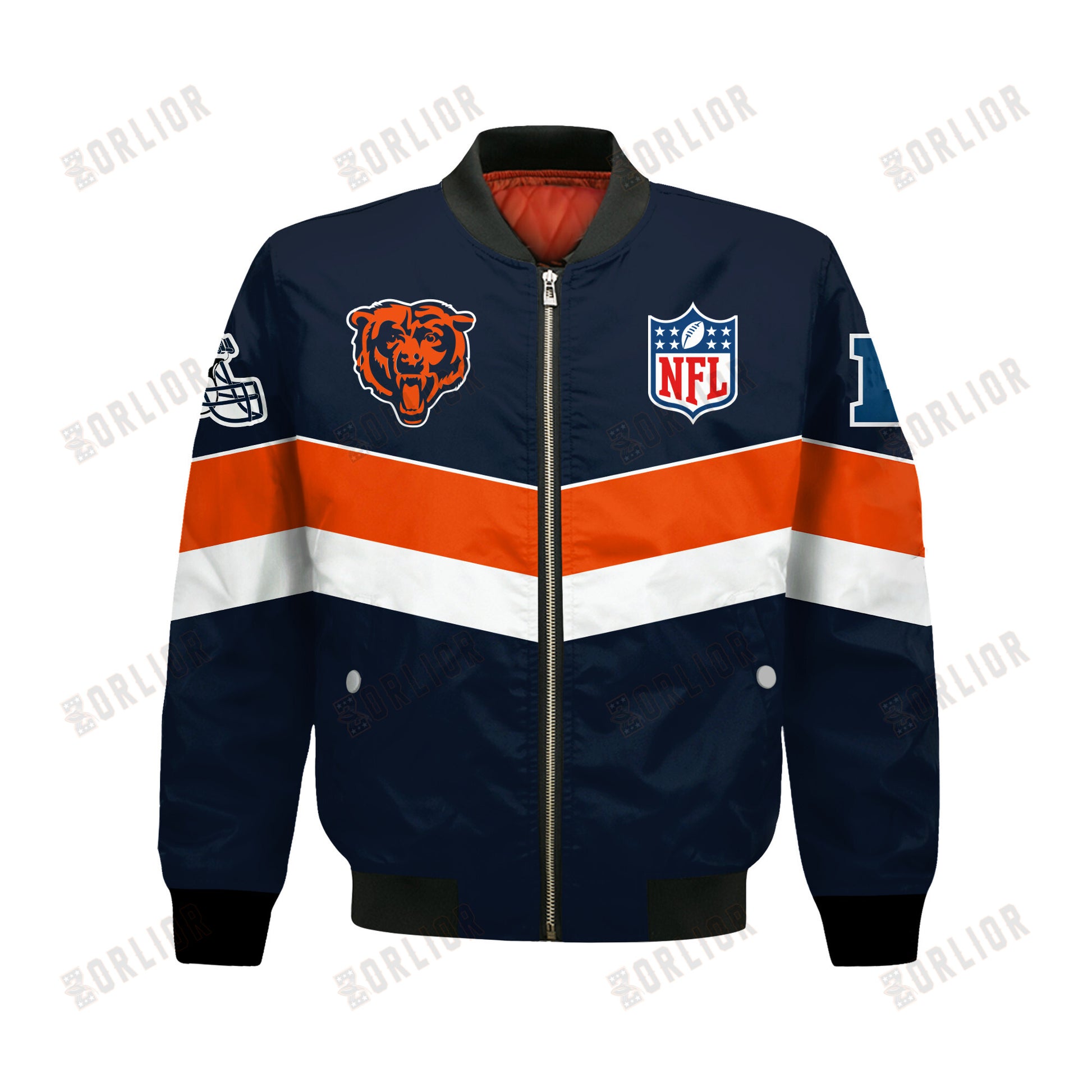 Chicago Bears Football Team 2024 - 25 Unstoppable Bomber Jacket