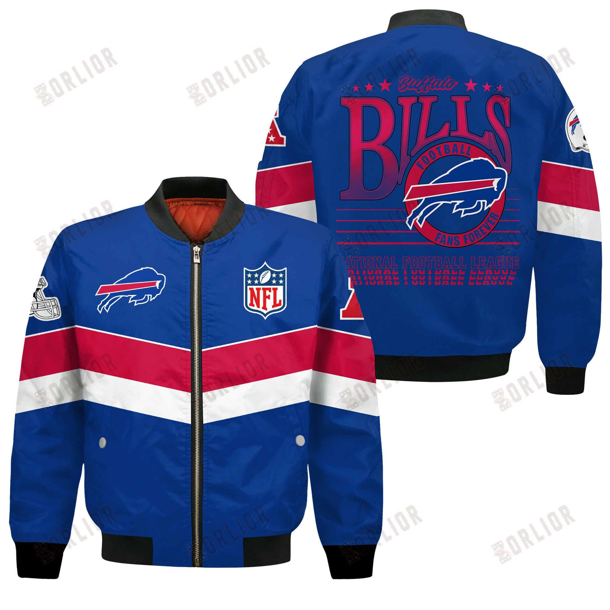 Buffalo Bills Football Team 2024 - 25 Unstoppable Bomber Jacket