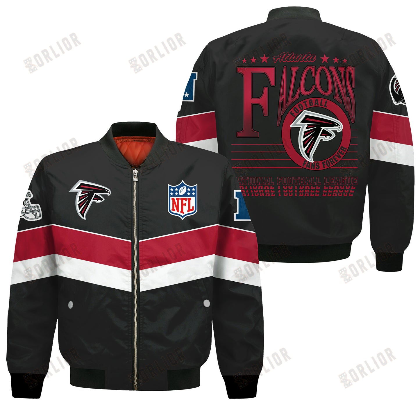 Atlanta Falcons Football Team 2024 - 25 Unstoppable Bomber Jacket