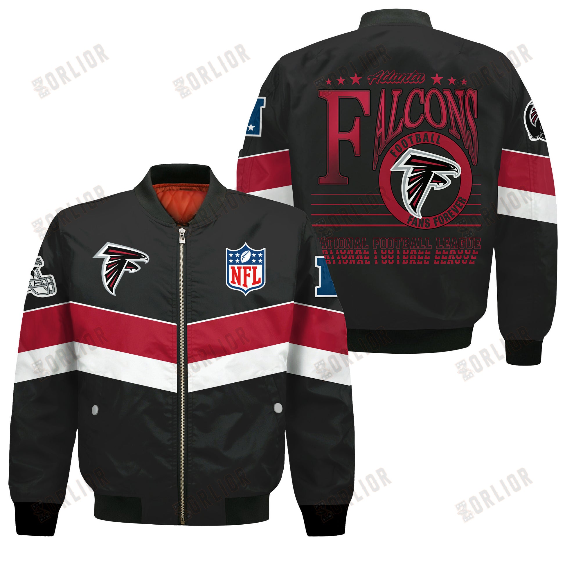 Atlanta Falcons Football Team 2024 - 25 Unstoppable Bomber Jacket