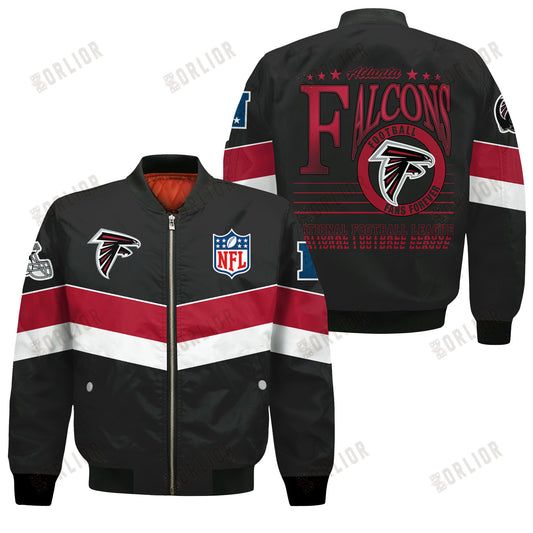 Atlanta Falcons Football Team 2024 - 25 Unstoppable Bomber Jacket