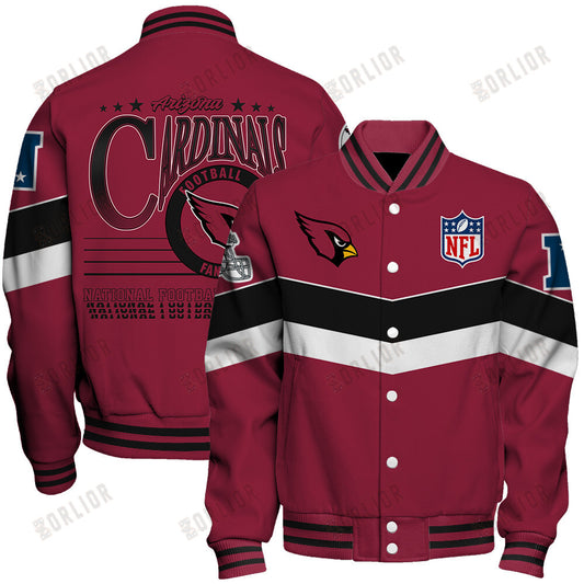 Arizona Cardinals Football Team 2024 - 25 Unstoppable Unisex Varsity Jacket