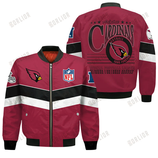 Arizona Cardinals Football Team 2024 - 25 Unstoppable Bomber Jacket