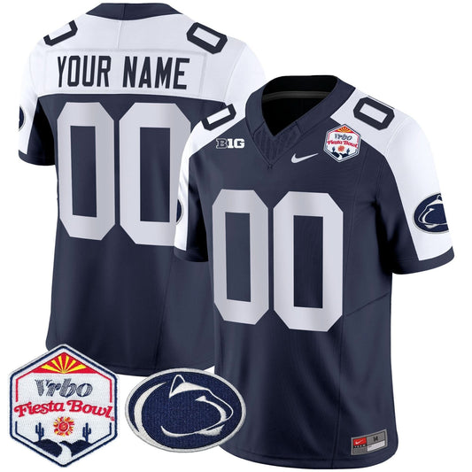 Penn State Nittany Lions 2024 The Fiesta Bowl Patch Vapor Limited Custom Jersey - All Stitched