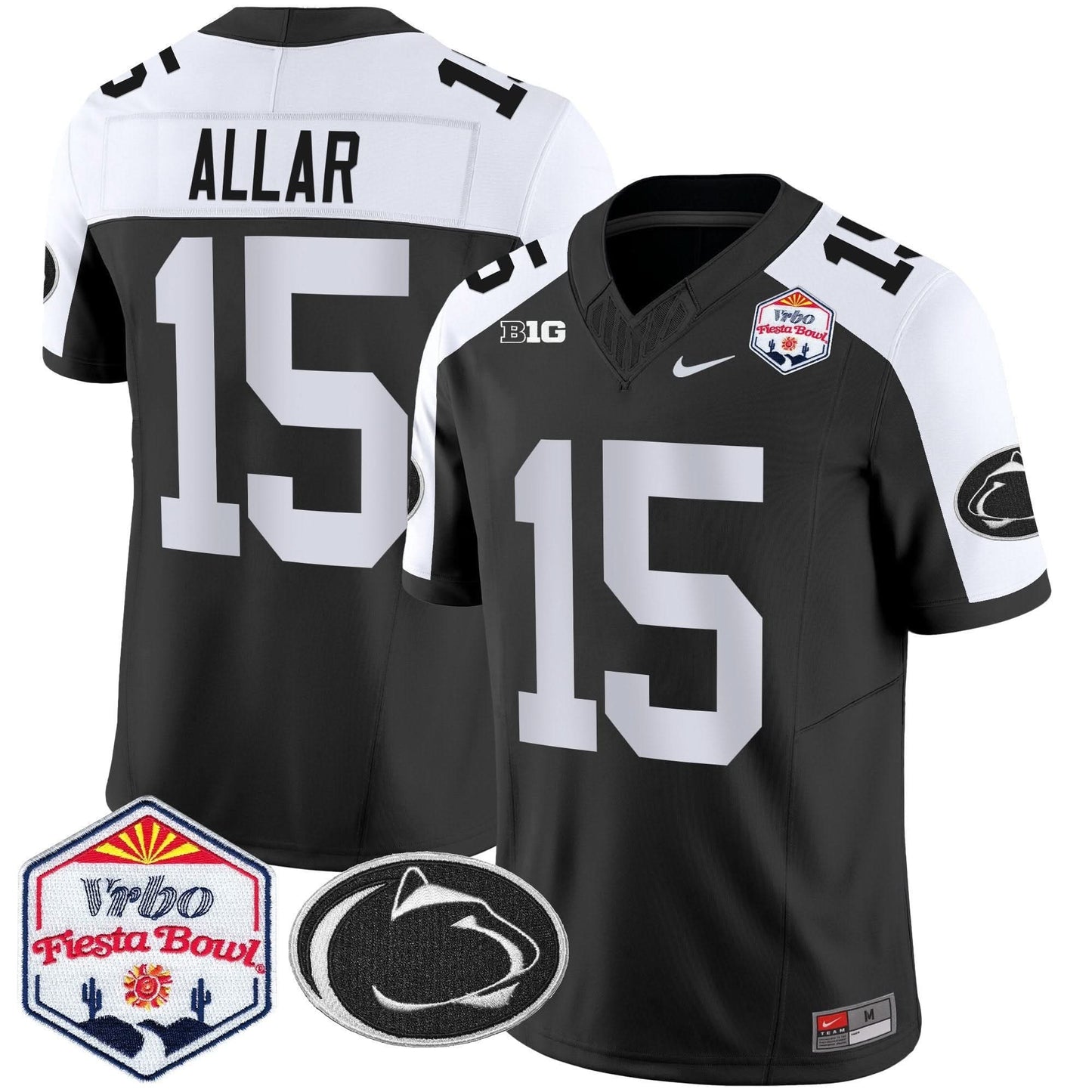 Penn State Nittany Lions 2024 The Fiesta Bowl Patch Vapor Limited Jersey - All Stitched