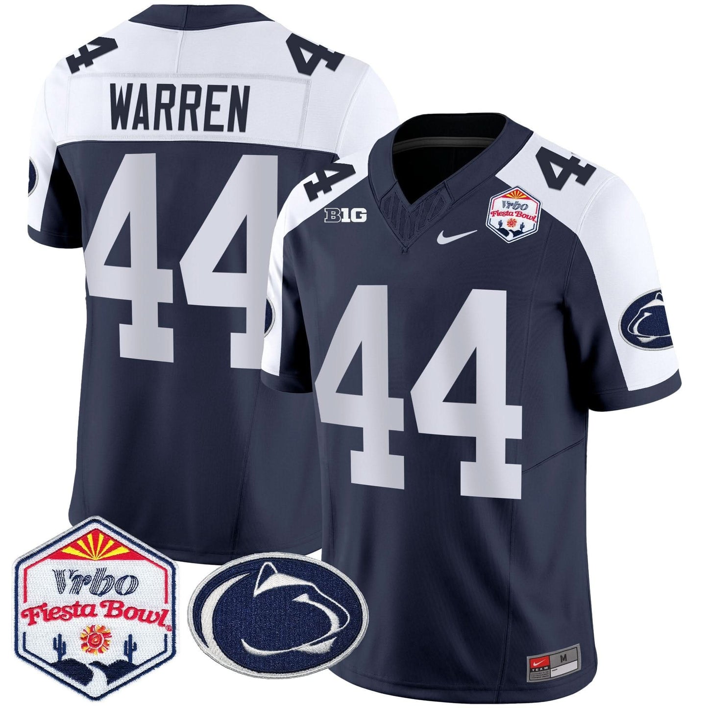 Penn State Nittany Lions 2024 The Fiesta Bowl Patch Vapor Limited Jersey - All Stitched