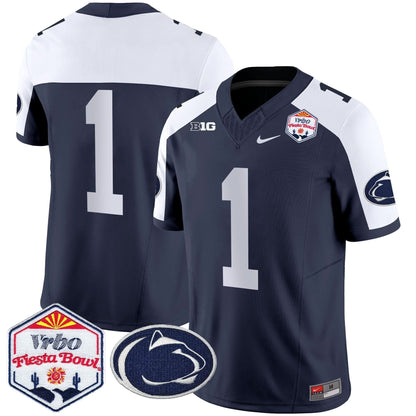 Penn State Nittany Lions 2024 The Fiesta Bowl Patch Vapor Limited Jersey - All Stitched