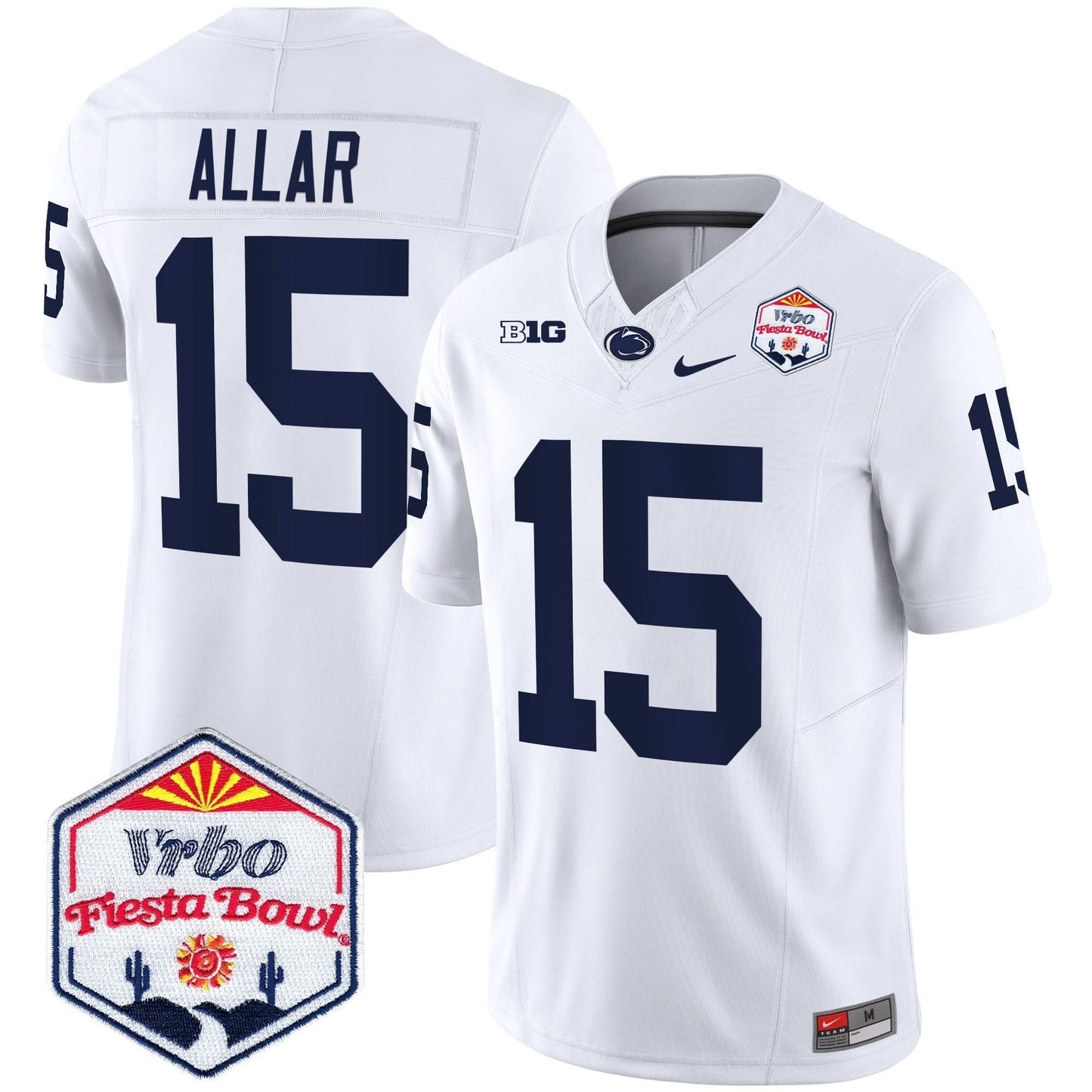 Penn State Nittany Lions 2024 The Fiesta Bowl Patch Vapor Limited Jersey - All Stitched
