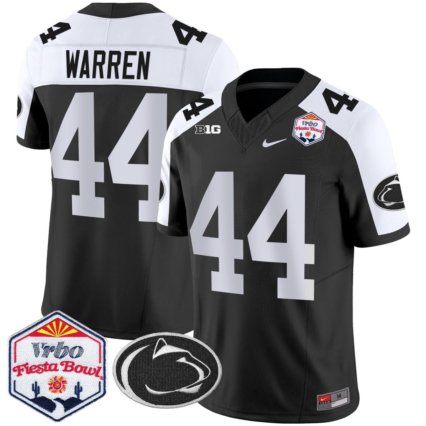Penn State Nittany Lions 2024 The Fiesta Bowl Patch Vapor Limited Jersey - All Stitched