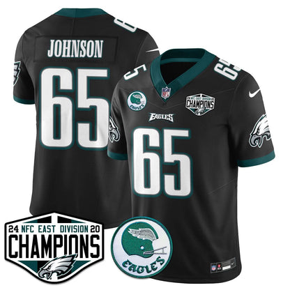 Philadelphia Ealges 2024 NFC East Division Champions Jersey - All Stitched