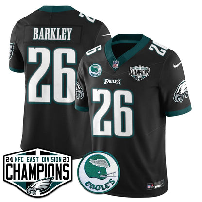 Philadelphia Ealges 2024 NFC East Division Champions Jersey - All Stitched