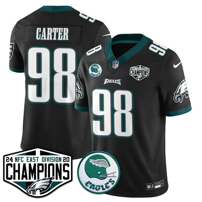 Philadelphia Ealges 2024 NFC East Division Champions Jersey - All Stitched