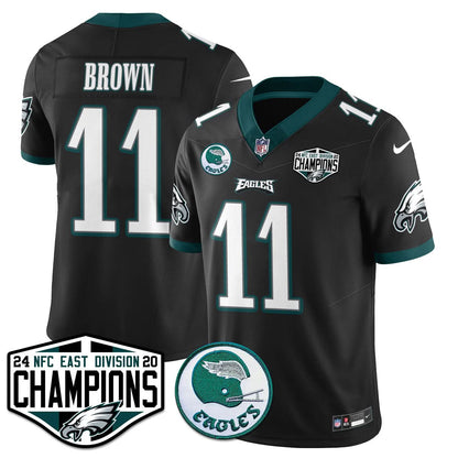 Philadelphia Ealges 2024 NFC East Division Champions Jersey - All Stitched