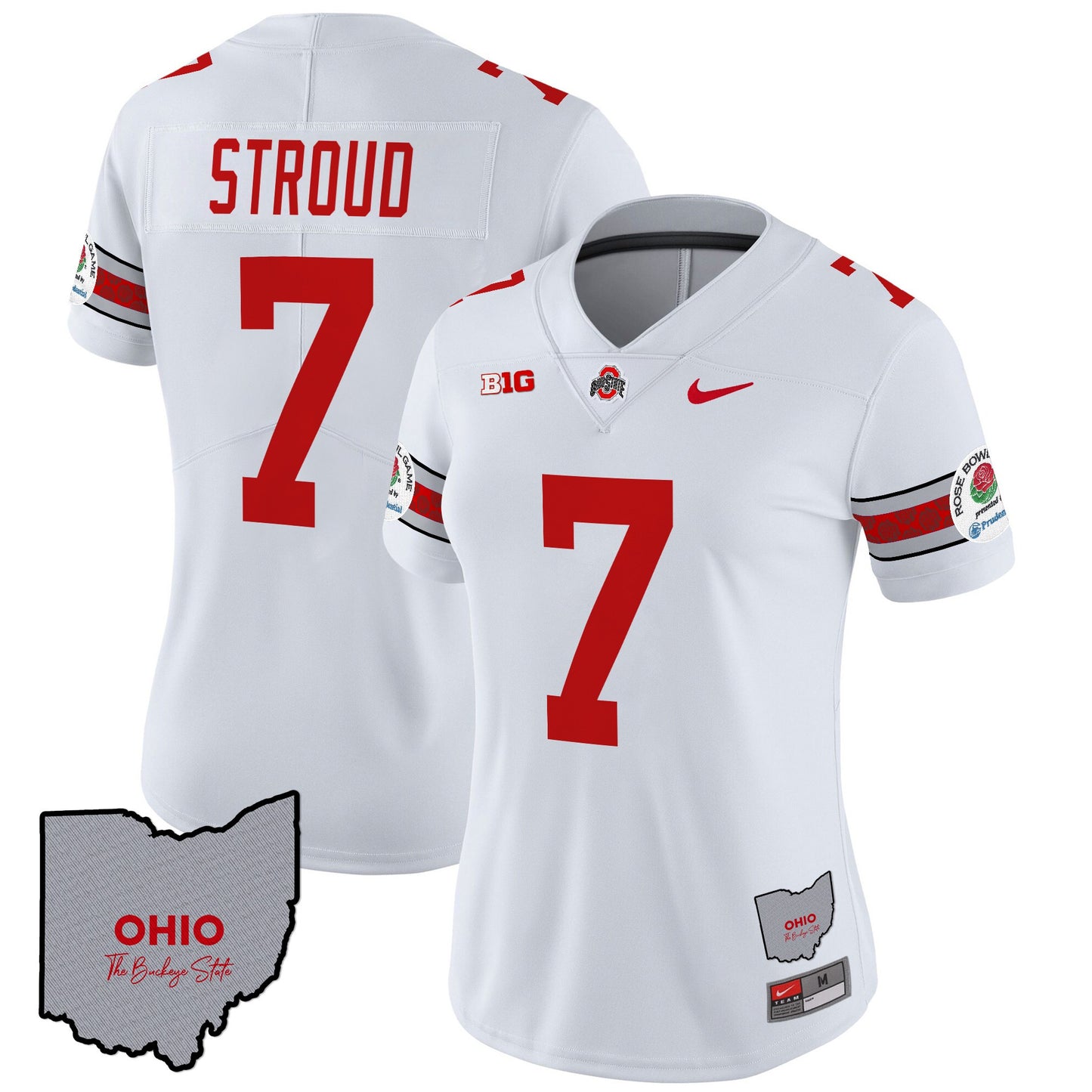 Women's Ohio State Buckeyes Rose Bowl Vapor Limited Jersey V3 - Stitched