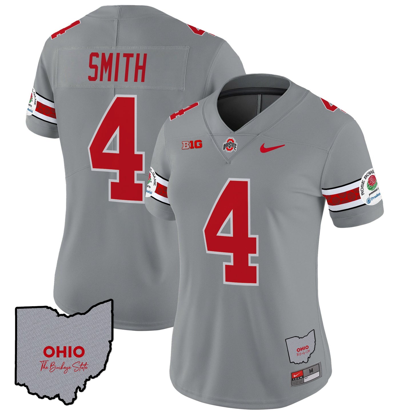 Women's Ohio State Buckeyes Rose Bowl Vapor Limited Jersey V3 - Stitched