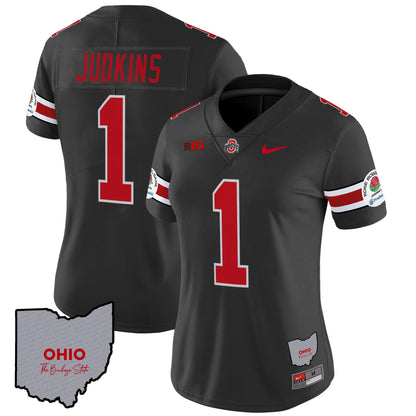 Women's Ohio State Buckeyes Rose Bowl Vapor Limited Jersey V3 - Stitched