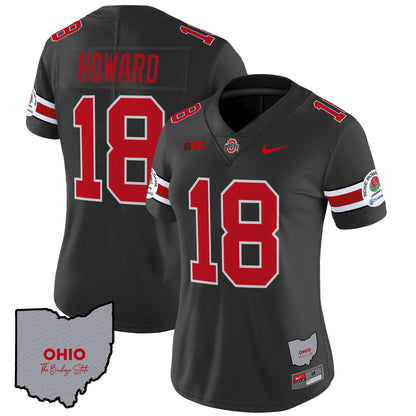 Women's Ohio State Buckeyes Rose Bowl Vapor Limited Jersey V3 - Stitched