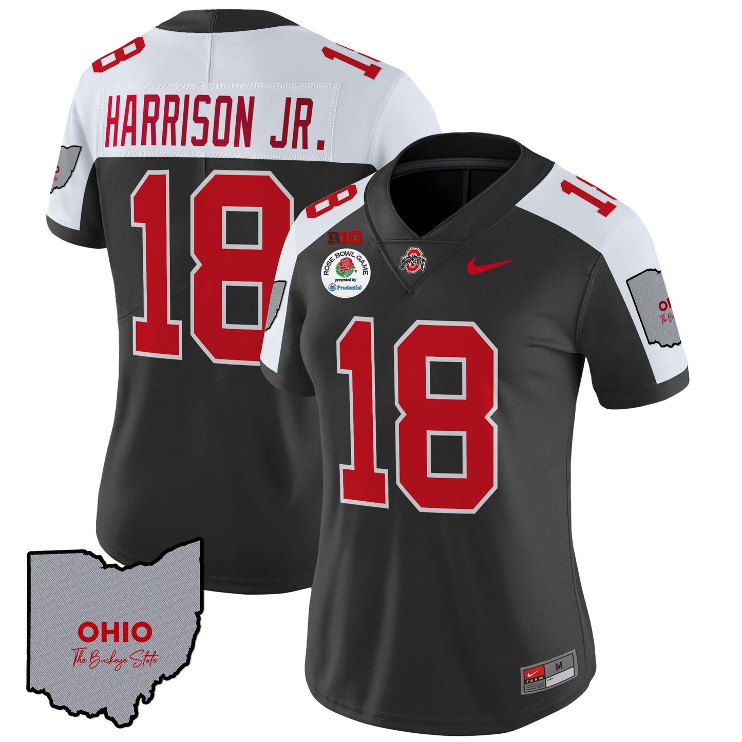 Women's Ohio State Buckeyes Rose Bowl Vapor Limited Jersey V3 - Stitched