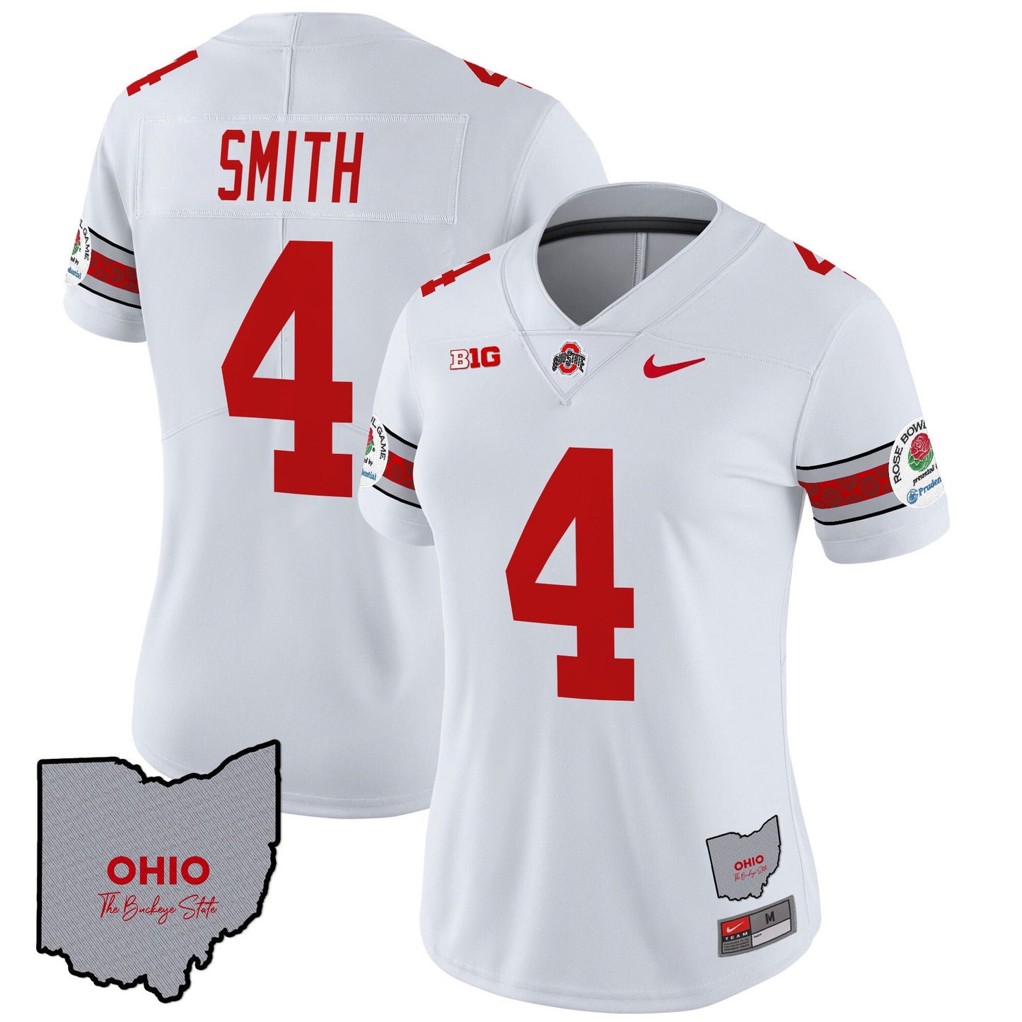 Women's Ohio State Buckeyes Rose Bowl Vapor Limited Jersey V3 - Stitched