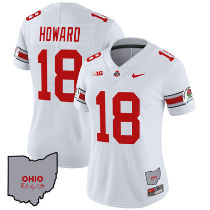 Women's Ohio State Buckeyes Rose Bowl Vapor Limited Jersey V3 - Stitched