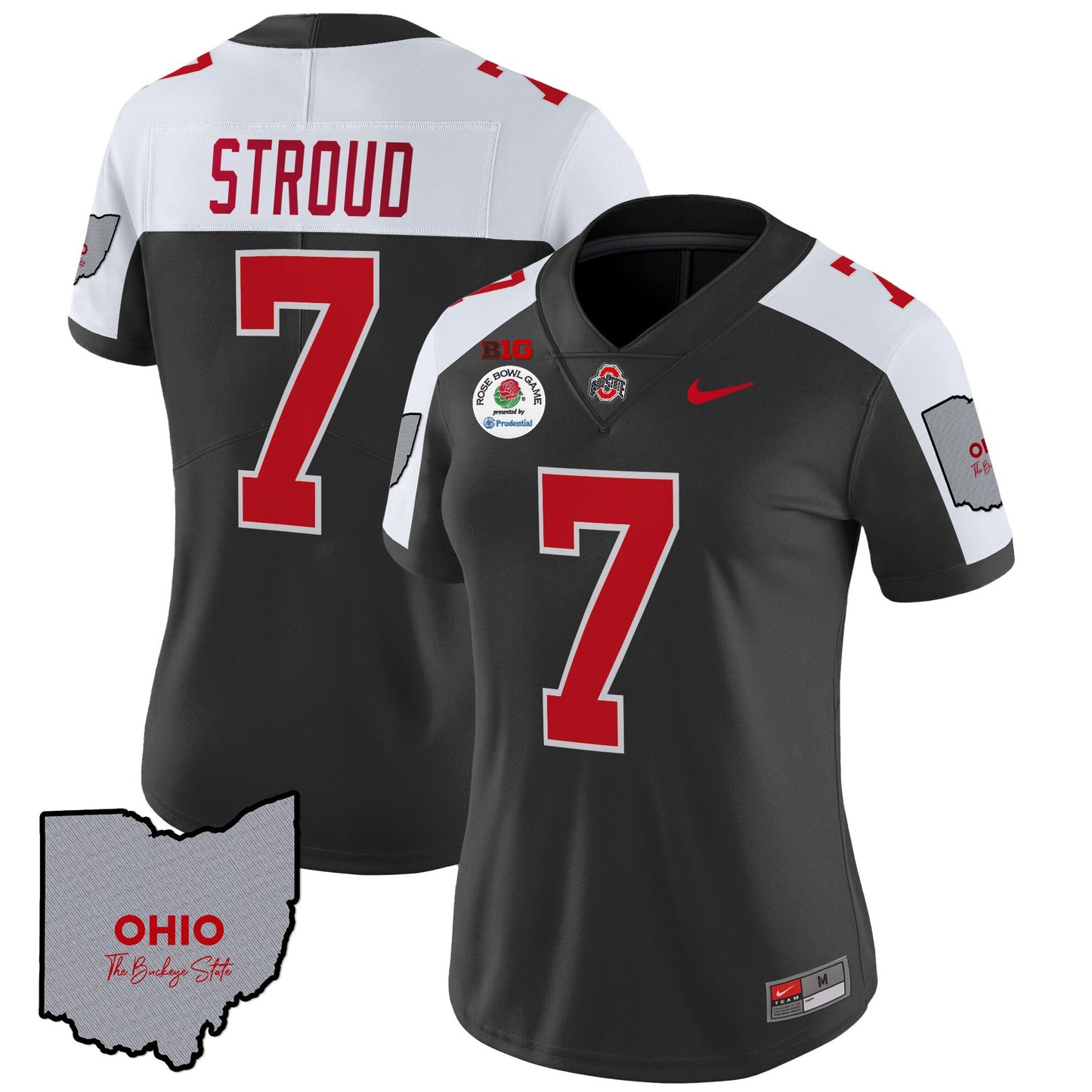 Women's Ohio State Buckeyes Rose Bowl Vapor Limited Jersey V3 - Stitched