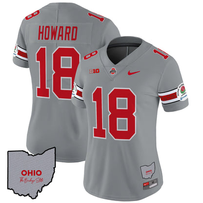 Women's Ohio State Buckeyes Rose Bowl Vapor Limited Jersey V3 - Stitched