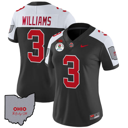 Women's Ohio State Buckeyes Rose Bowl Vapor Limited Jersey V3 - Stitched