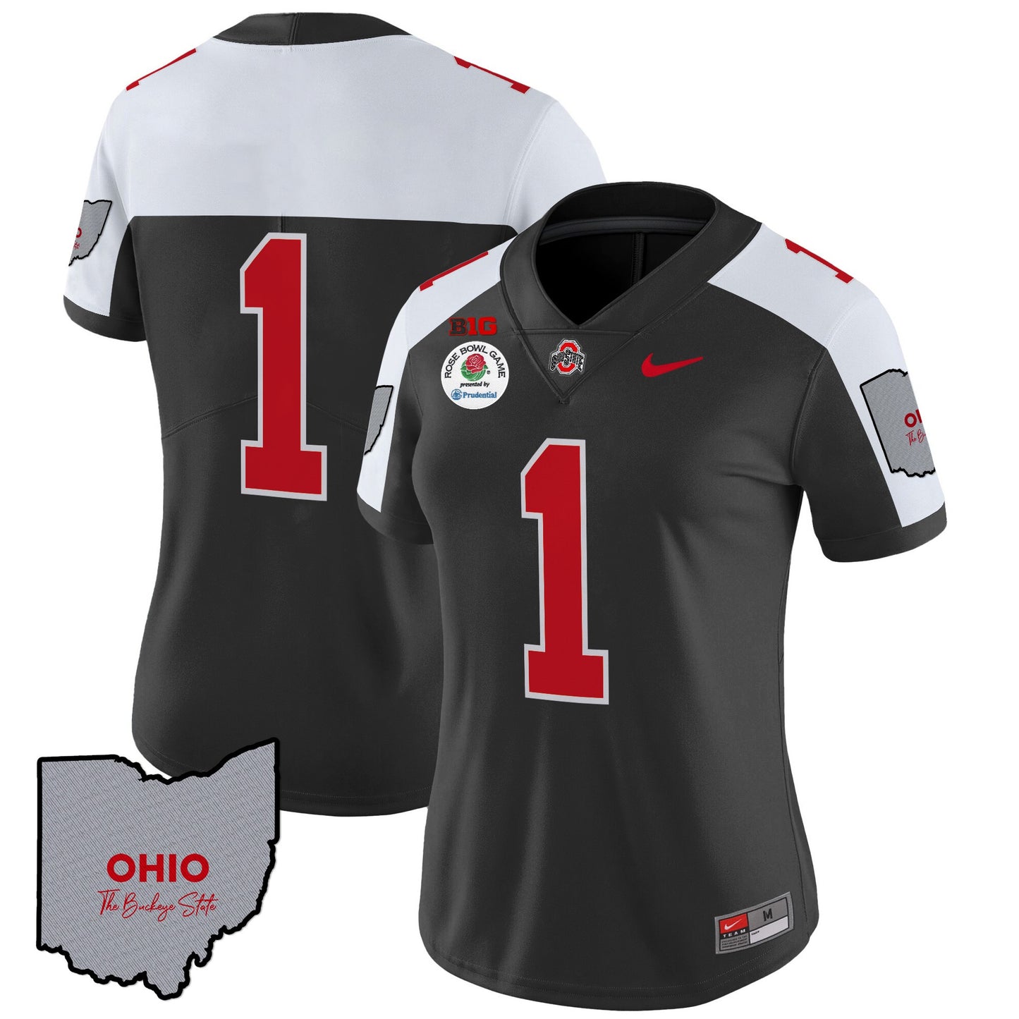 Women's Ohio State Buckeyes Rose Bowl Vapor Limited Jersey V3 - Stitched