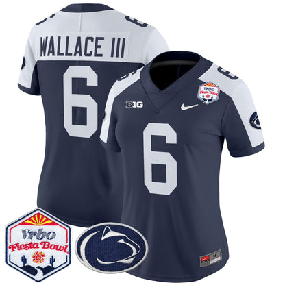 Women's Penn State Nittany Lions 2024 The Fiesta Bowl Patch Vapor Limited Jersey - All Stitched