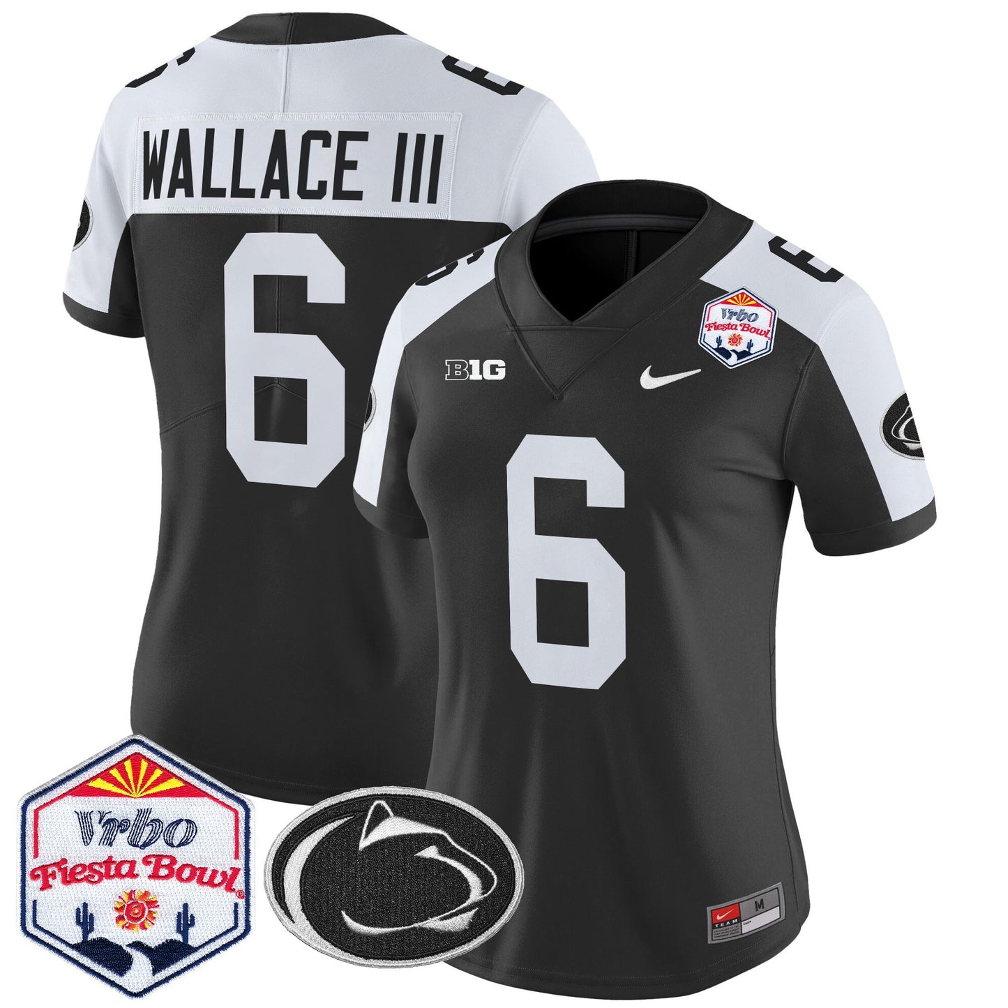 Women's Penn State Nittany Lions 2024 The Fiesta Bowl Patch Vapor Limited Jersey - All Stitched