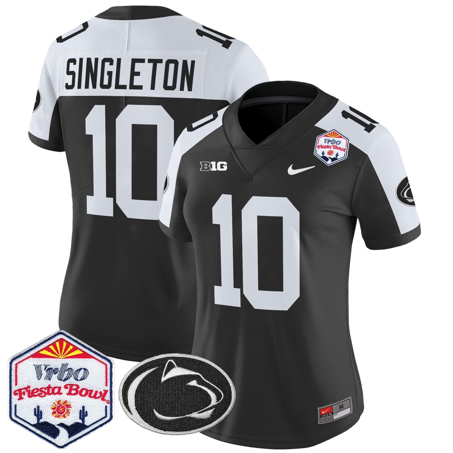 Women's Penn State Nittany Lions 2024 The Fiesta Bowl Patch Vapor Limited Jersey - All Stitched