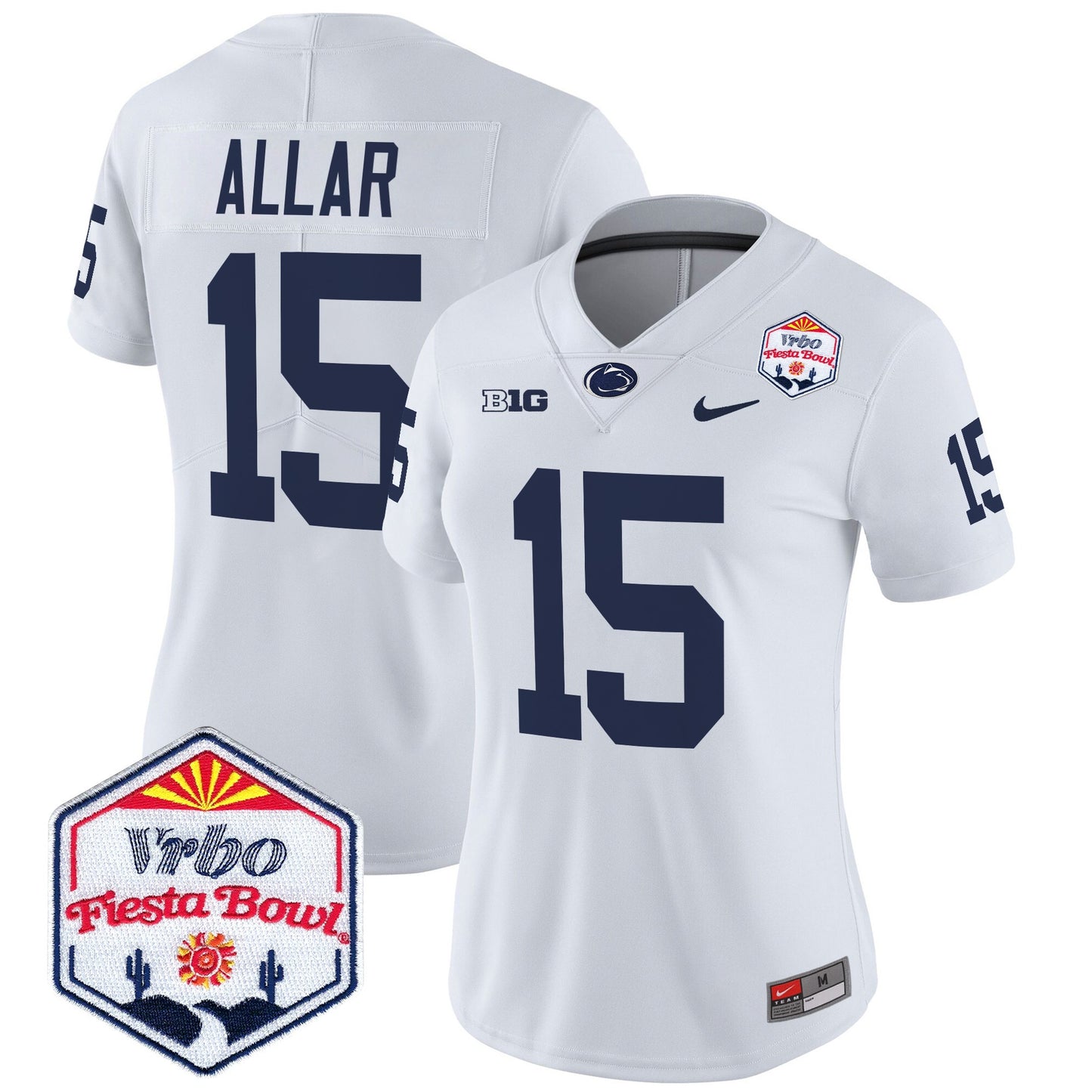 Women's Penn State Nittany Lions 2024 The Fiesta Bowl Patch Vapor Limited Jersey - All Stitched