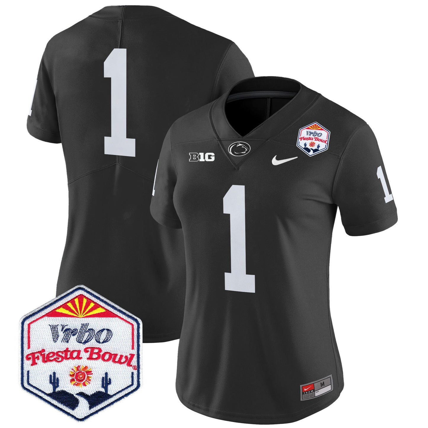 Women's Penn State Nittany Lions 2024 The Fiesta Bowl Patch Vapor Limited Jersey - All Stitched