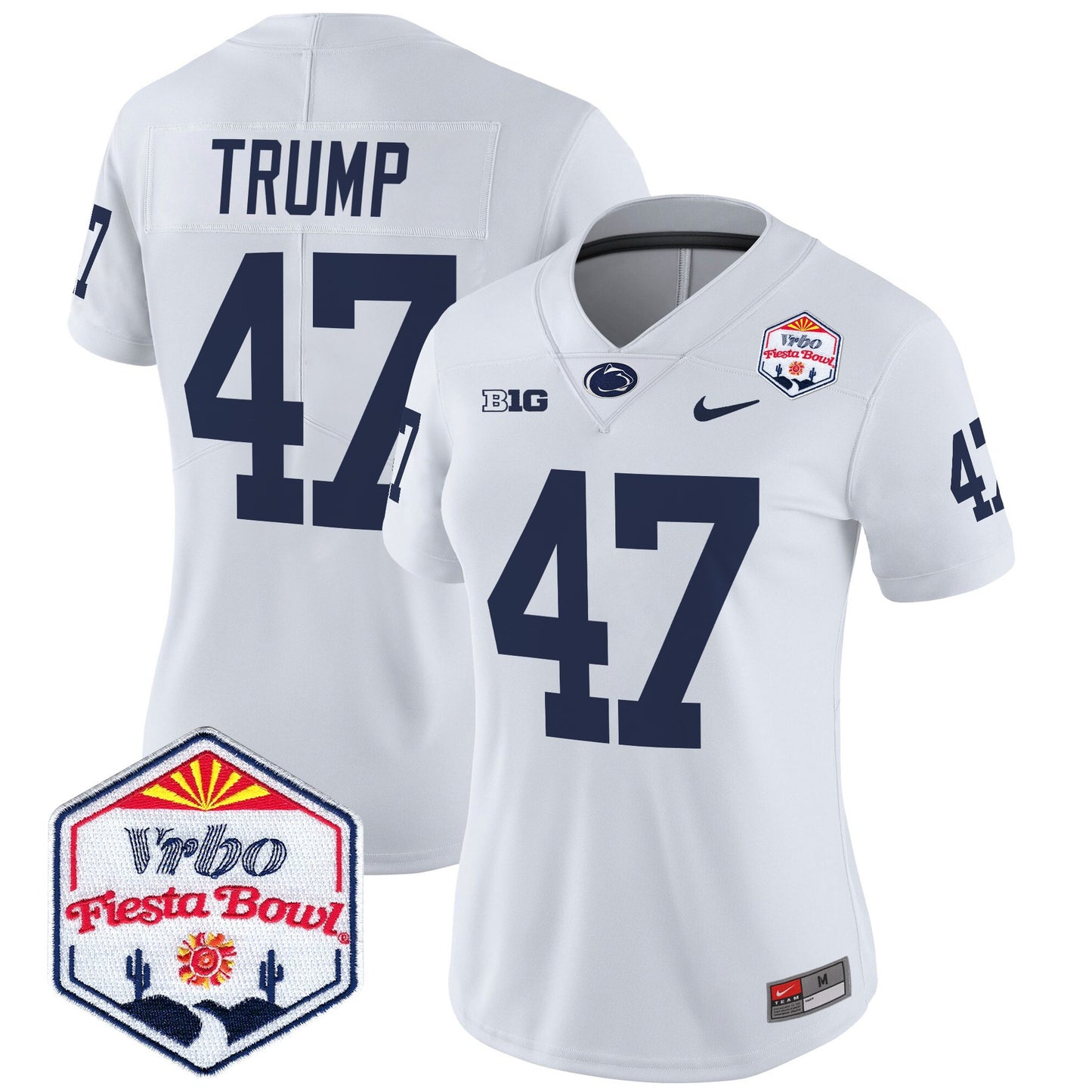 Women's Penn State Nittany Lions 2024 The Fiesta Bowl Patch Vapor Limited Jersey - All Stitched